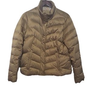 Eddie Bauer women's Goose down Quilted Puffer jacket size XL